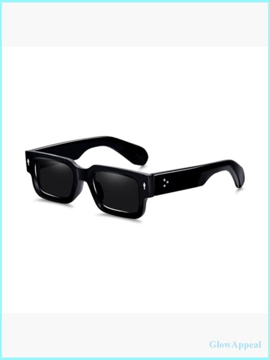 Square Frame Sunglasses Chunky Rectangle Sun Shades UV400 Protection main image 5